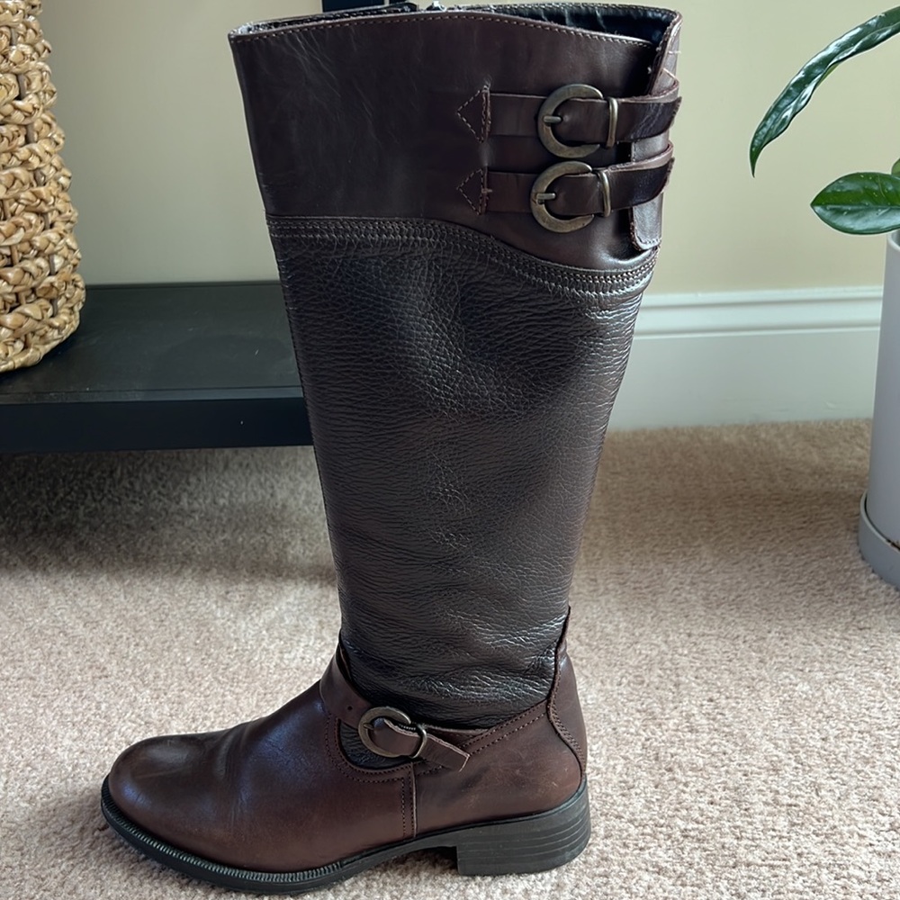 Aldo Brown Textured “Prettner” Riding Boot - Picture 3 of 14